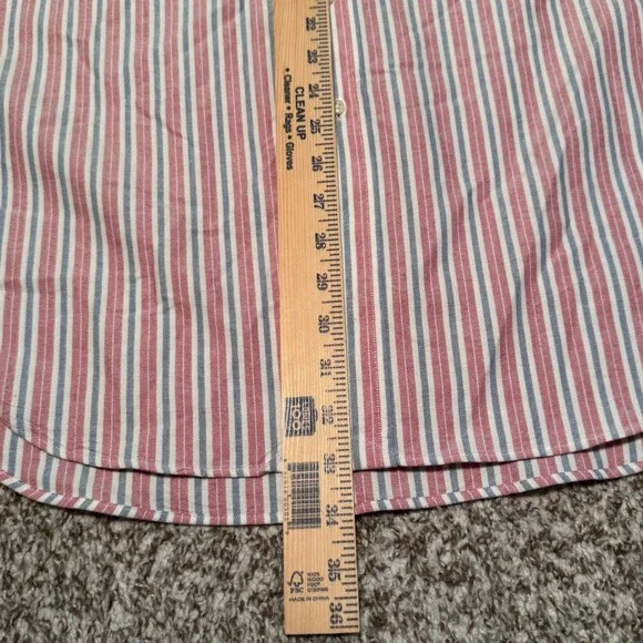 Polo Ralph Lauren Classic Fit Striped Button Down Shirt Mens 17.5 34/35 - Picture 7 of 8